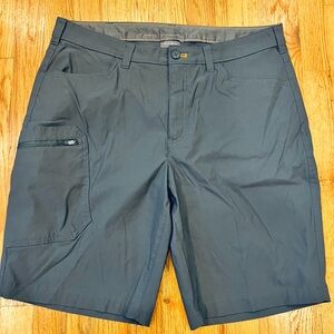 Eddie Bauer UPF 50+ Lightweight Tech Shorts Men’s Size 36 Gray Outdoor Hiking